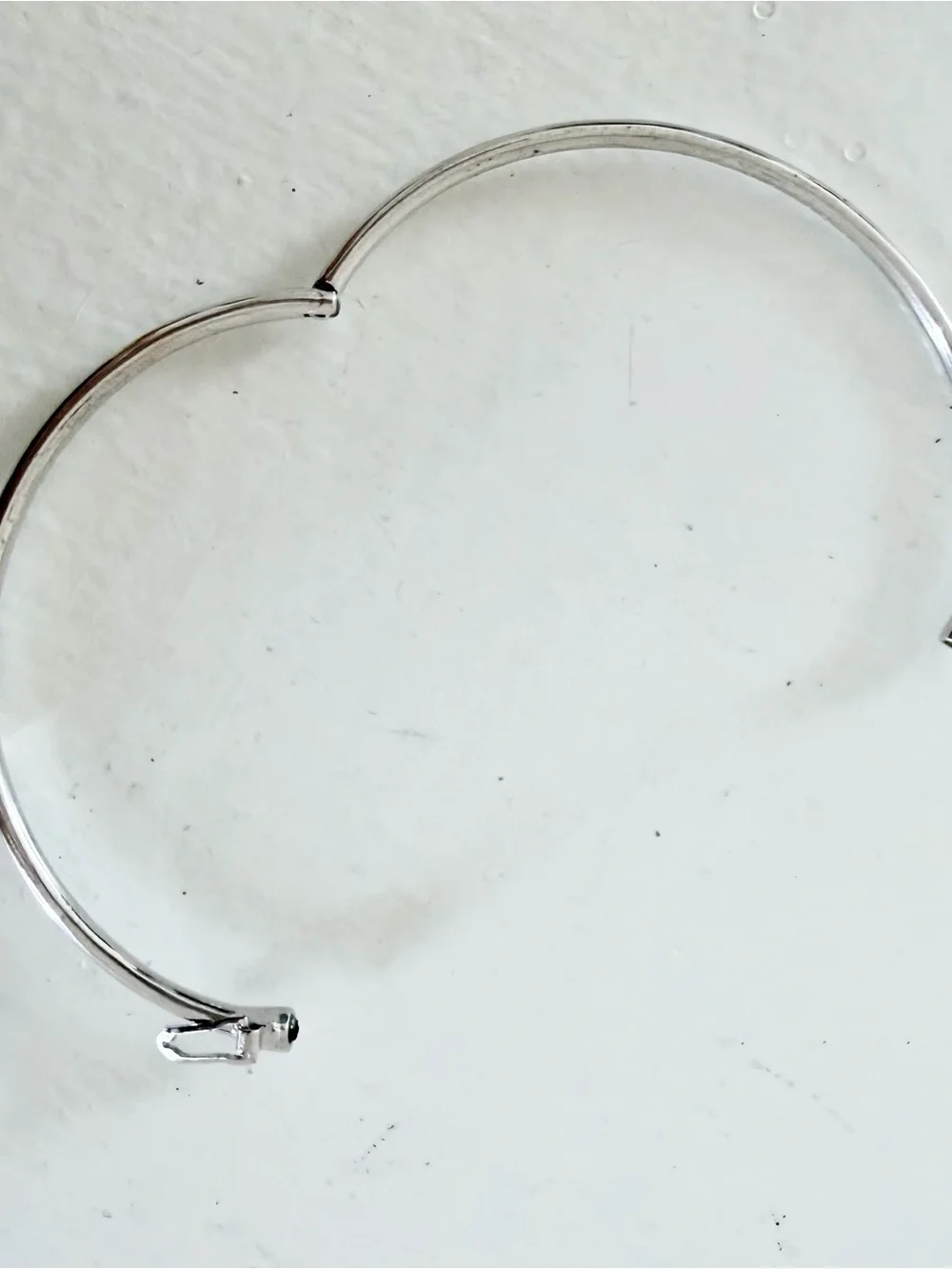 kate spade Silver Bow adjustable Bangle Bracelet - Picture 3 of 5